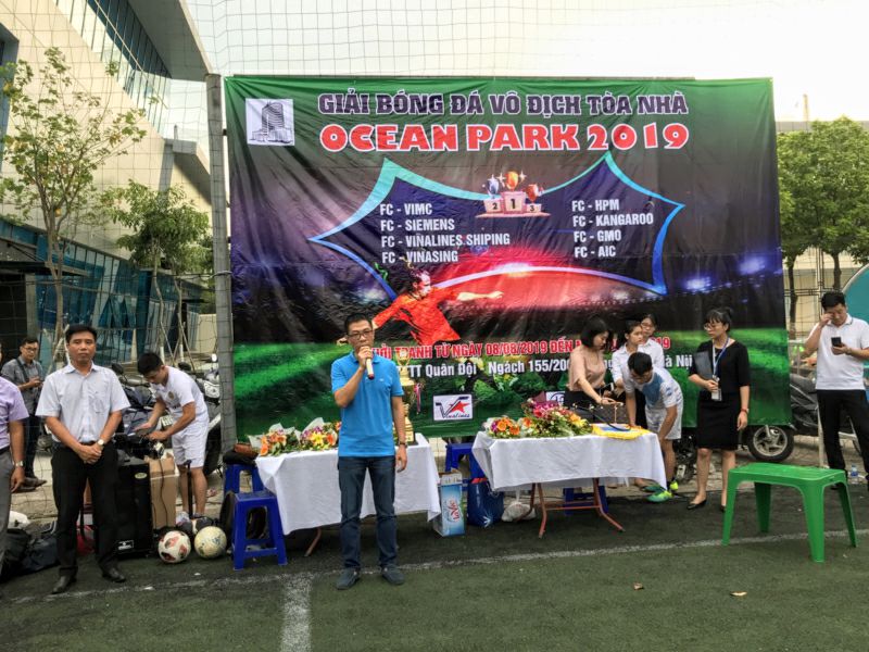 Giải bóng đá” Vô địch Tòa nhà Ocean Park 2019″